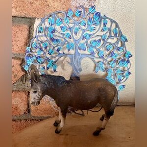 Vintage 1960s Diamond P Donkey Mule Hard Plastic Figure #669 Hong Kong Toy W